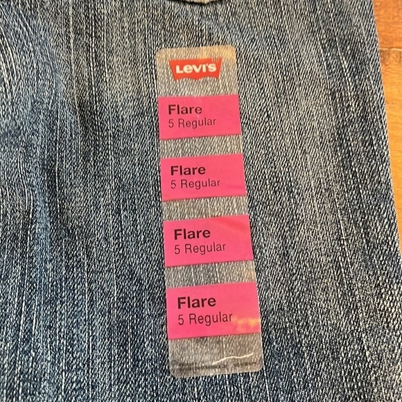 Levi’s flare jeans, kids 5, NWTS, - Picture 6 of 10